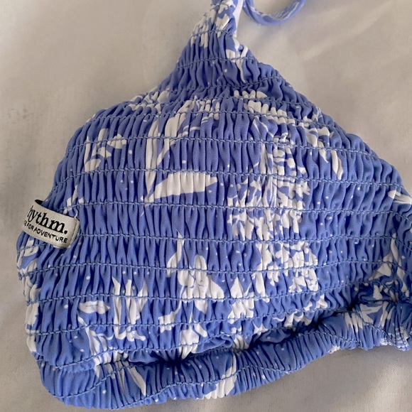 Stella smocked bikini set in sky from Rhythm. - Picture 3 of 3